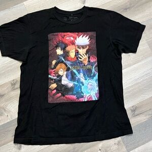 Crunchyroll Jujutsu Kaisen Black T-Shirt L